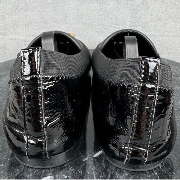 Tory Burch Caroline Black Patent Leather Flat Ballet Shoes Women’s Size 6.5M US - Picture 4 of 7
